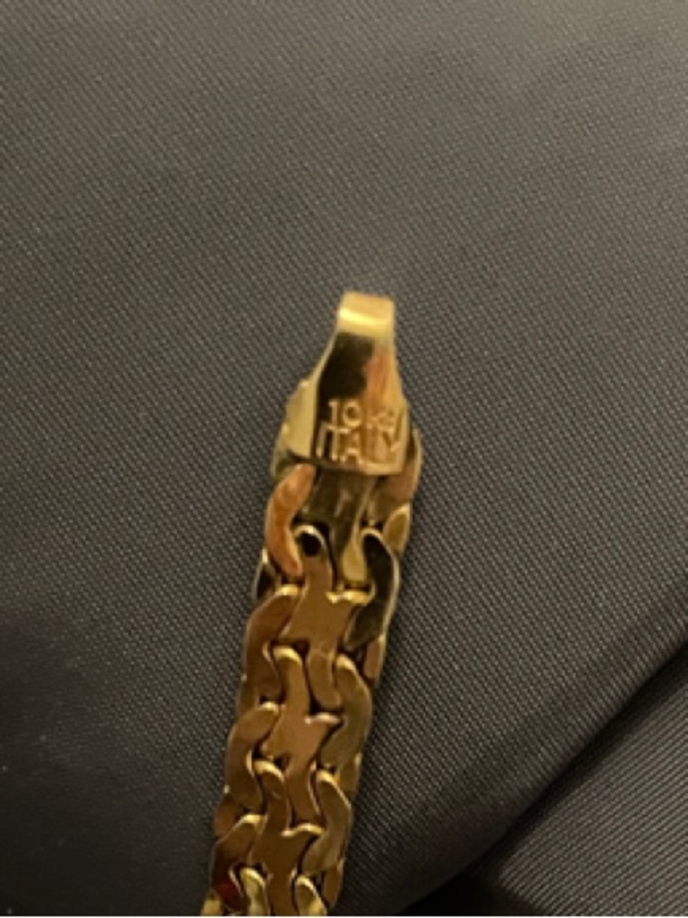Italian 10k Gold Vintage Woven Snake Chain Bracelet - Picture 6 of 6
